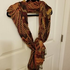 Beautiful multicolored scarf